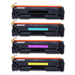 HP 202X Toners Compatible Cartridges High Yield Set of 4