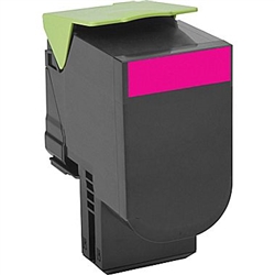 Lexmark 80C1HM0 High Yield Magenta Toner Compatible Cartridge