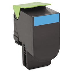 Lexmark 80C1XC0 Toner Extra High Yield Cyan Compatible Cartridge