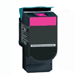 Lexmark C540H1MG Magenta High Yield Toner Remanufactured Cartridge