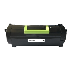 Lexmark 50F1000 Black Remanufactured Toner Cartridge