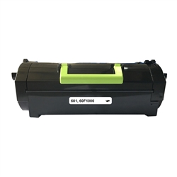 Lexmark 601, 60F1000 Black Remanufactured Toner Cartridge