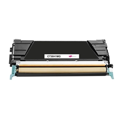 Lexmark C736H1MG Magenta Remanufactured High Yield Toner Cartridge