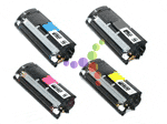 Remanufactured Minolta QMS Magicolor 2400 4-Color Laser Toner Cartridge Set