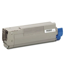 Remanufactured Okidata 43865719 Cyan Laser Toner Cartridge