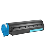Remanufactured Okidata 43866103 Cyan Laser Toner Cartridge