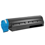 Remanufactured Okidata 43866104 Black Laser Toner Cartridge
