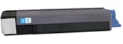 Remanufactured Okidata 43487735 Cyan Laser Toner Cartridge