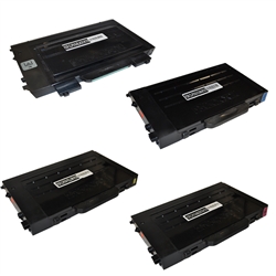 4-Color Compatible Laser Toner Set for Samsung CLP-510