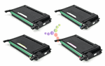 4-Color Compatible Laser Toner Set for Samsung CLP-660