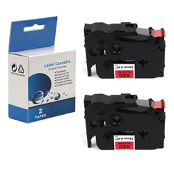 Brother TZE-431 P-touch Black on Red 12mm