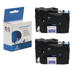 Brother TZe-541 P-touch Black on Blue 18mm