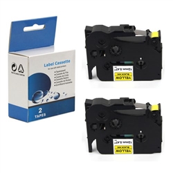 Brother TZE-631 P-touch Black on Yellow 12m