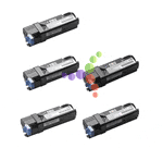 Remanufactured Xerox Phaser 6130 5-Pack Laser Toner Set