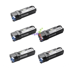 Remanufactured Xerox Phaser 6130 5-Pack Laser Toner Set