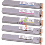 Remanufactured Xerox Phaser 7300 5-Pack Laser Toner Set