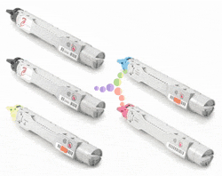 Remanufactured Xerox Phaser 6200 5-Pack Laser Toner Set