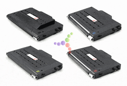 4-Color Remanufactured Laser Toner Set for Xerox Phaser 6100