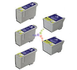 Compatible Epson T026201, T027201  T026201, T027201 Ink Cartridge Set of 5